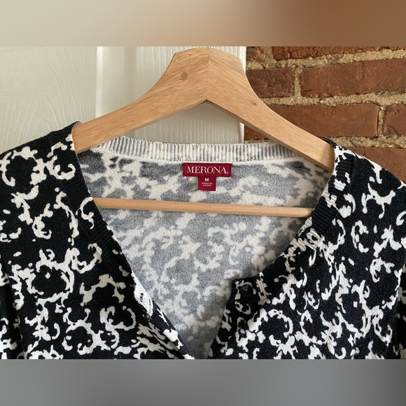 Merona Button Up Print Cardigan - Picture 2 of 5